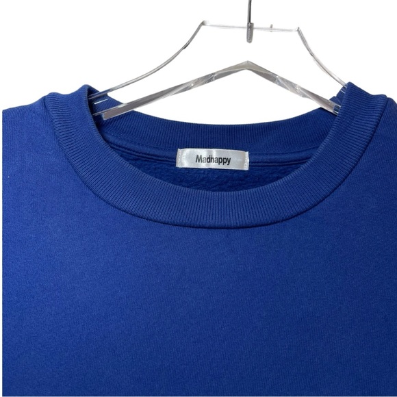 Madhappy Sweater Crewneck Blue L.O.R.A. Oversized XS - Picture 8 of 13